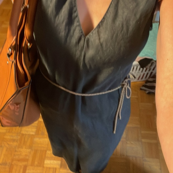 Tommy Hillfiger linen tunic dress . Gray blue . Size 3 , fits like medium - Picture 7 of 9